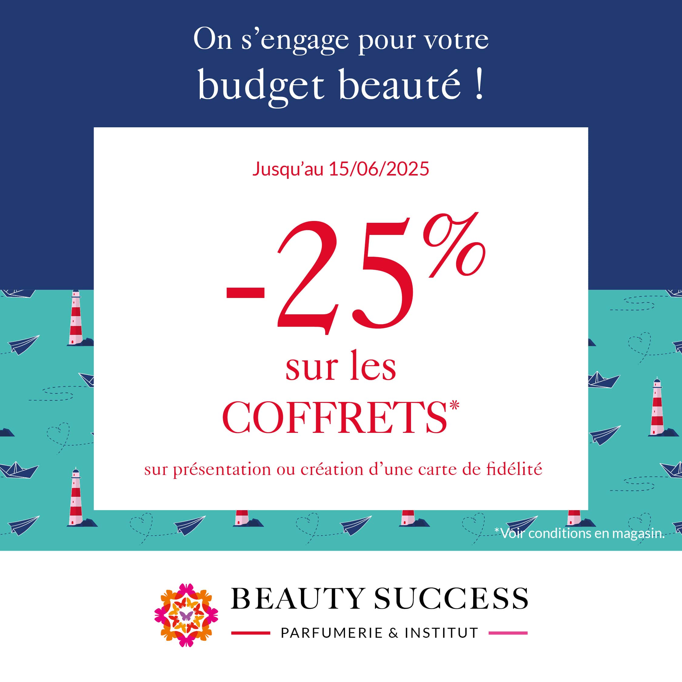 OFFRE COFFRETS chez Beauty Success