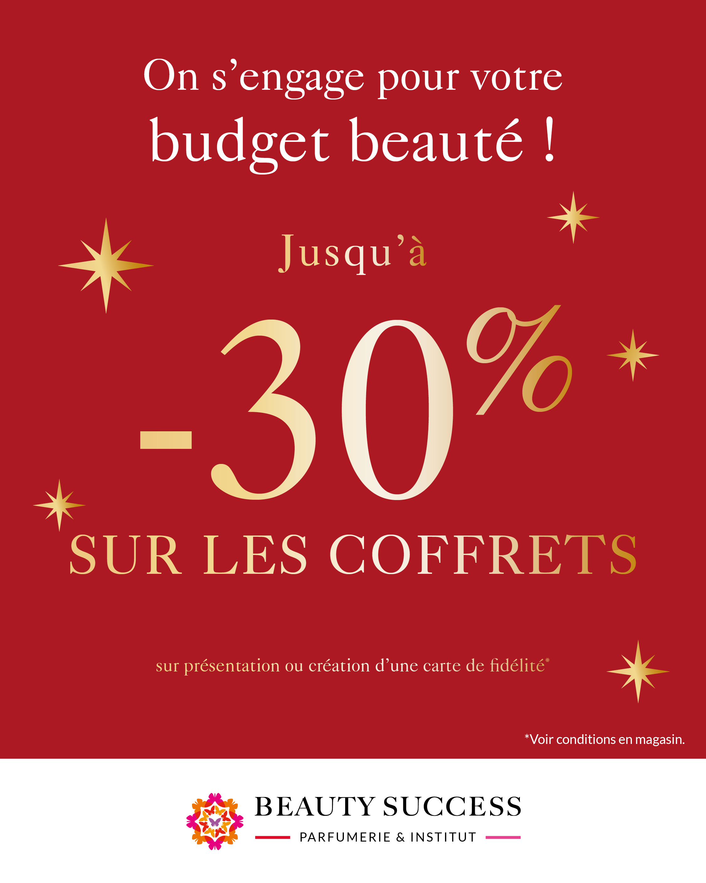 -30% sur les coffrets Beauty Success
