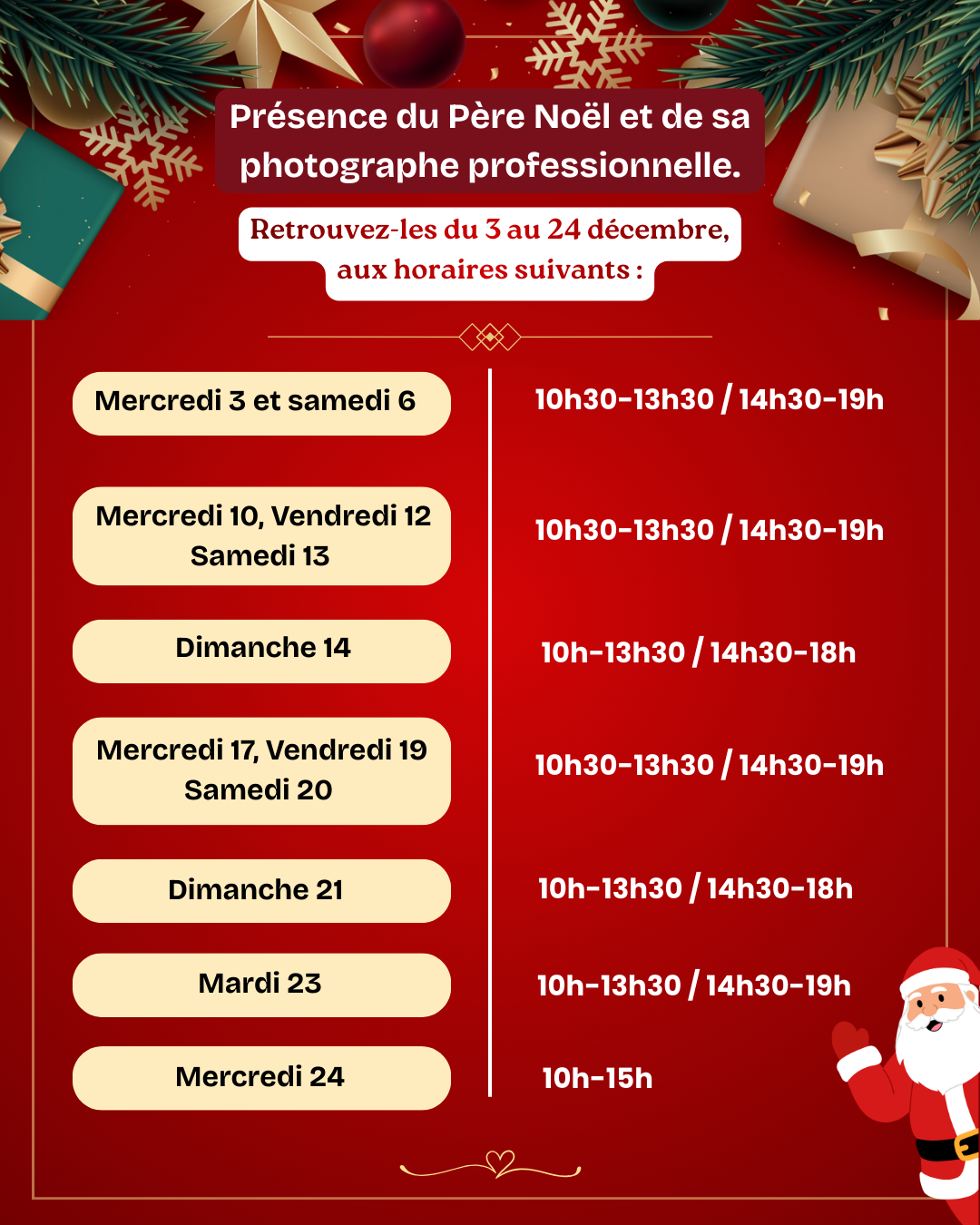 LE PÈRE NOËL ET SA PHOTOGRAPHE