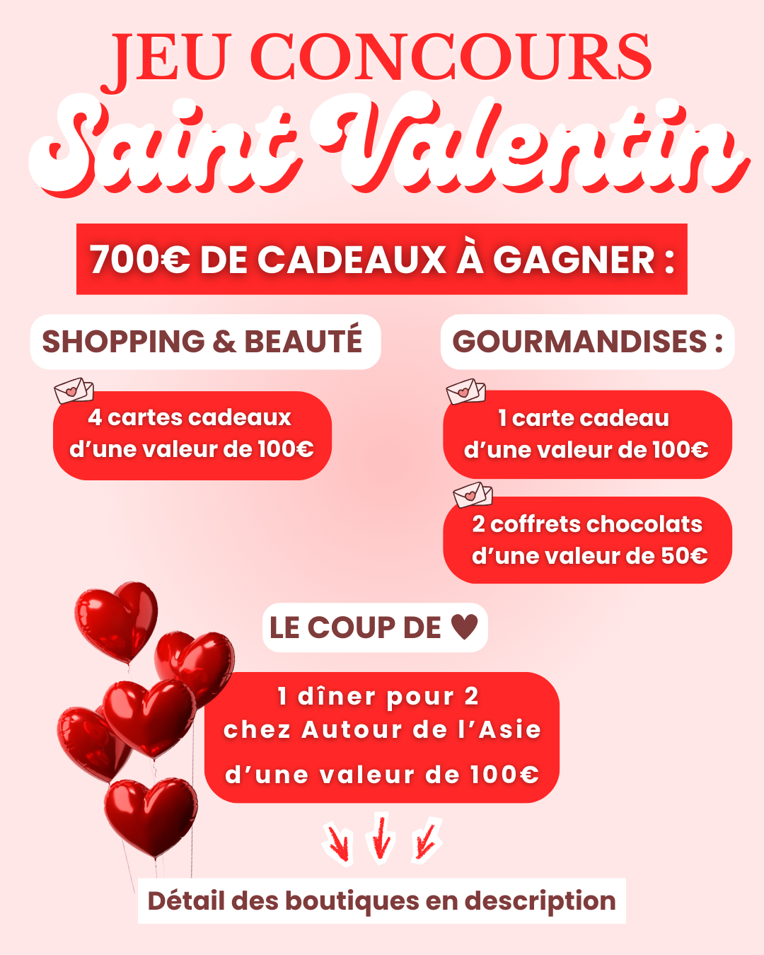 💘 JEU CONCOURS SAINT-VALENTIN 💘