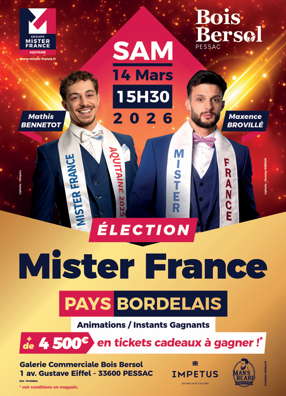 MISTER FRANCE à Bois Bersol !